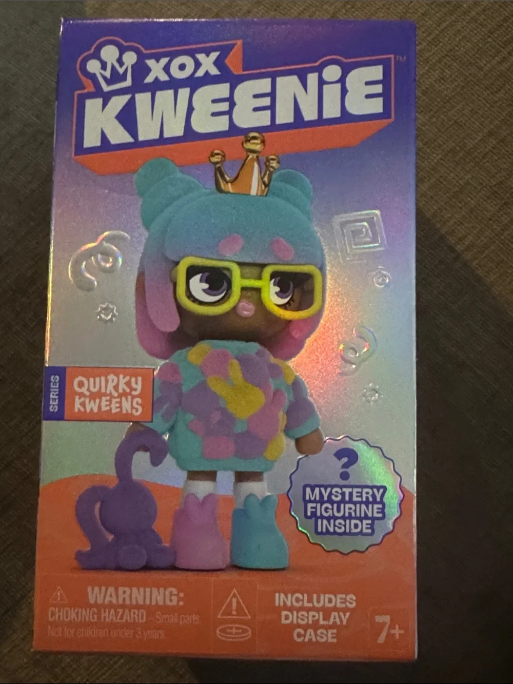 XOX Kweenie Quirky Kweens Mystery Figurine - Teal/Purple